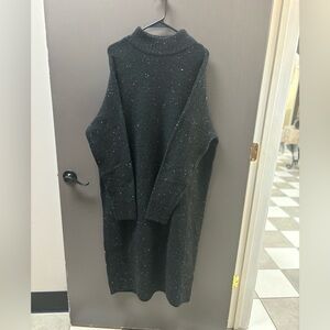 Cozy turtle neck sweater dress